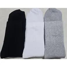 🧦 Kit com 3, 6 e 12 Pares de Meias – Adulto (36 ao 42) Meias de Algodão  LISA Cano longo/alto
