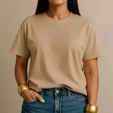 Camiseta Feminina Básica Blusa Lisa 100%Algodão 30.1 Roupa Feminina Blusa Feminina Vestido Bem