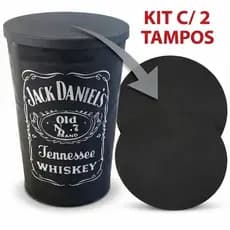 Kit 2 Tampos Para Tambor 200 Litros Plastico Mesa Bistro 60x60