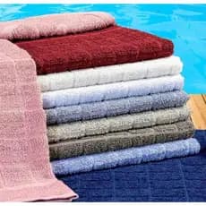 Kit 5 ou 10 Tolhas de Piso Geométrico Tapete Felpudo Alta Absorção 65x44cm (Você escolhe a cor do KIT)