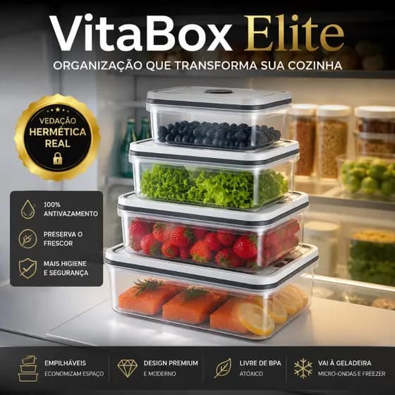 Potes Herméticos para Mantimentos Kit 4 Peças Tampa Vedação Antivazamento Empilháveis Organização de Alimentos Cozinha