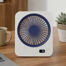 Mini Ventilador de Mesa Potente – Refresque-se em Qualquer Lugar Super SilenciosoTrabalhe com Conforto