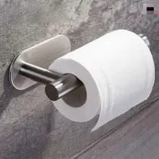 Porta Papel Higiênico aço inoxidável Premium Luxo Prata