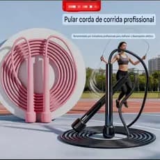 Corda pular profissional premium velocidade, caneta macaron, leve rápida segmentado queima gordura adulto infantil