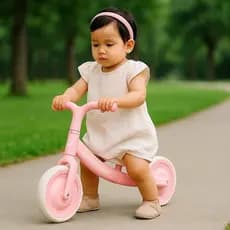 Bicicleta Equilibrio Rosa sem Pedal Bike Treino Aprender Andar Brinquedo Passeio