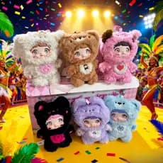 18cm Nommi Pelúcia Surpresa Blind Box Chaveiro De Pelúcia Colecionável Presente