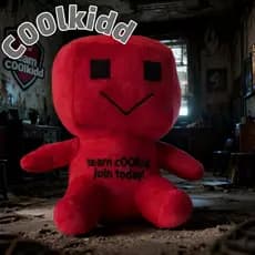 Boneco de Pelúcia Coolkidd 21cm Plush Vermelho Personagem de Jogo Colecionável