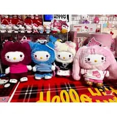Pelúcia Hello Kitty Chá da Tarde e Acessório Kawaii Ideal para Presentes e Coleção Chaveiro