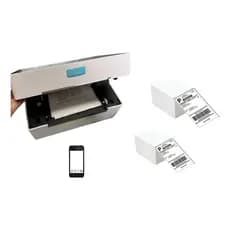 Impressora Termica Bluetooth Usb Marketplace Ecommerce + 1000 Etiquetas Térmicas Adesivas