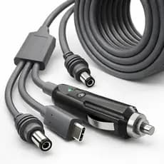 Cabo De Alimentação Carregador 3 Em 1 Para Starlink 12v/24v 3M