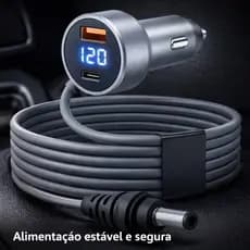 Cabo de Carregador Veicular Starlink Mini Usb 3m
