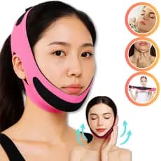 Faixa para Redução de Papada Afina Rosto Cinta Facial Bichectomia