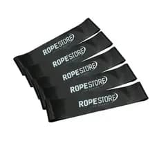 Kit Mini Bands Tensão Extra Forte Preta 5 Unidades
