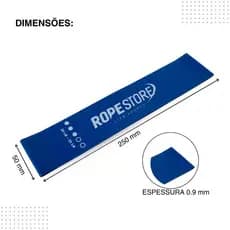 Kit 10 Mini Band Forte Azul Rope Store