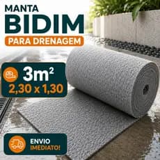 Manta Geotextil Bidim Para Drenagem 3 Mts 2,30x1,30