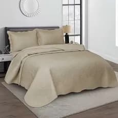 Colcha Queen 240x260 Cinza Concreto - Cobre-Leito Macio e Durável