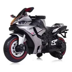 Mini Moto Elétrica Infantil Com Led Até 60kg 110v/220v Vermelho