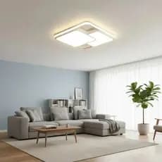 Luminária De Led Sobrepor Quadrada 32w Moderna 3 Em 1 Bivolt