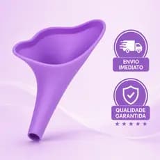 Urinol Feminino de Silicone Para Fazer Xixi Urinar Em Pé Pratico Higiênico