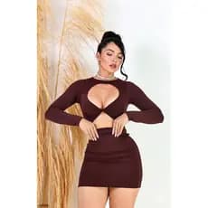 Vestido Feminino justo de malha  Balada curto colado Festa Forrado Moda Gringa manga longa Pinterest Réveillon Natal