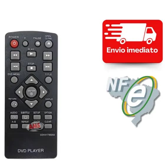 Controle Remoto DVD LG DP132 - COV31736202