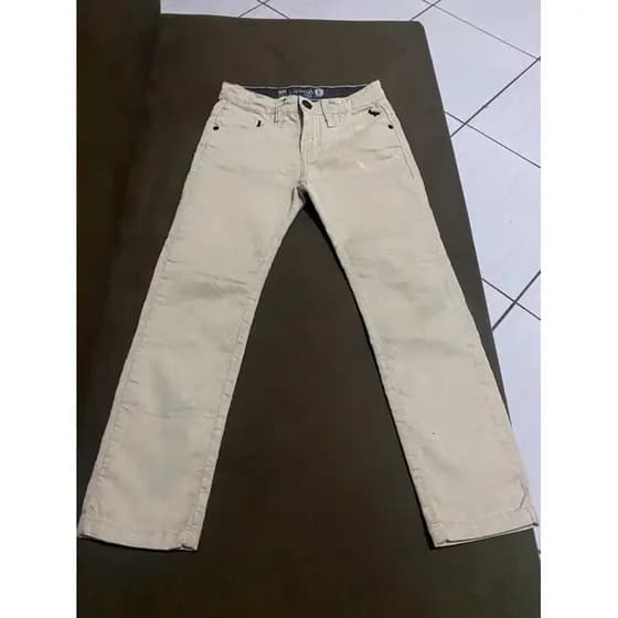 Calça bege infantil masculino original RESERVA