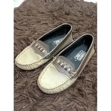 Moccasin mili sport bege tamanho 34 estado de novo
