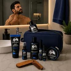 Kit Completo Barba Robusta com Preenchedor e Necessaire