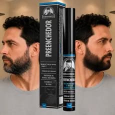 Escurecedor de Fios brancos da Barba, Aspecto Natural, Transformação em menos de 2 Minutos