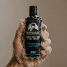 Shampoo Barba Limpeza Profunda Fortalecimento e Crescimento Barba Robusta