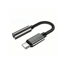 Adaptador De Fone De Ouvido AUX Tipo C A 3,5mm Usb Para Cabo De Áudio 3,5mm