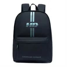 Mochila Costas Hd Masculina Juvenil Reforçada Preto Azul Trabalho Leve