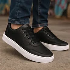 Tênis Casual Feminino Branco Estiloso Confortável Caminhada e Trabalho