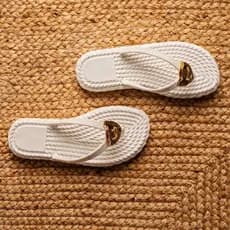 Chinelo Feminino Marrocos Sandália Plataforma Macio Detalhe Dourado