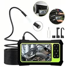Câmera Endoscópica Industrial 8mm com Tela 4.3" HD 1080P para Inspeção de Tubulações Manutenção Mecânica