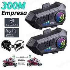 Fone de Ouvido de Capacete Moto Bluetooth Controle De Voz microfone para moto intercomunicador