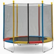 Pula Pula Grande tamanho 1,80m x 1,60m Cama Elástica Infantil Trampolim Playground Desmontável