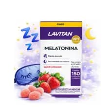 Lavitan Melatonina 150 Comprimidos Mastigáveis Morango