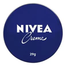 NIVEA Creme Hidratante Lata 29g Corporal Facial E Mãos Uso Diário