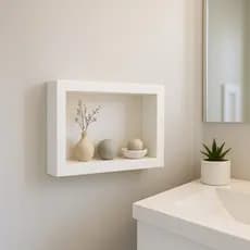 Nicho Sobrepor 28x40 cm Parede Para Banheiro Cozinha Sala Lavanderia Quarto Porta Cremes Decoração