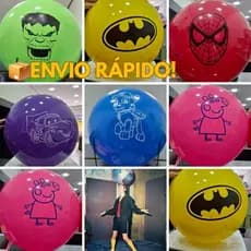 1 bola de vínil 60x57cm personagens para festas, Lembrancinhas, brinde, e etc