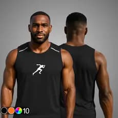 PROMOÇÃO Regatas DryFit Masculinas Academia Blusa Regata Masculina, Academia, Fitness, Confortável