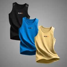 KIT 3 Regatas DryFit Masculinas Academia Regata Dry Masculina, KIT Regatas Academia Treino Esportiva