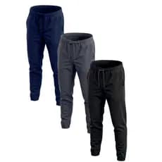 Kit 3 Calças Tactel Masculina Leve Confortável Academia Treino