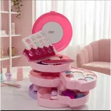 Kit Maquiagem Infantil Completo Maleta Rosa Presente Menina 💖