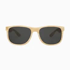 OCULOS DE SOL QUADRADO UNISSEX  ESTILO BAMBU MADEIRA + CASE