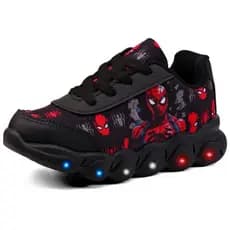 Tênis Infantil Masculino Casual Com Led Pisca Pisca Super Confortável Leve Divertido Acessível