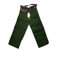 Calça de Lona Fechada s/ Margarida c/ Bolso