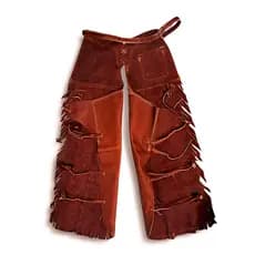 Calça de Couro de Vaqueta Especial Aberta Selaria Colorado