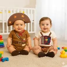 Body Bebê Infantil Menino Mêsversário Temático Festa Junina Sanfoneiro Linha Premium